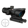 4X32 Hunting Scopes Real Fiber Optics Grenn Red Dot Illuminated Etched Reticle Tactical Optical Sight
