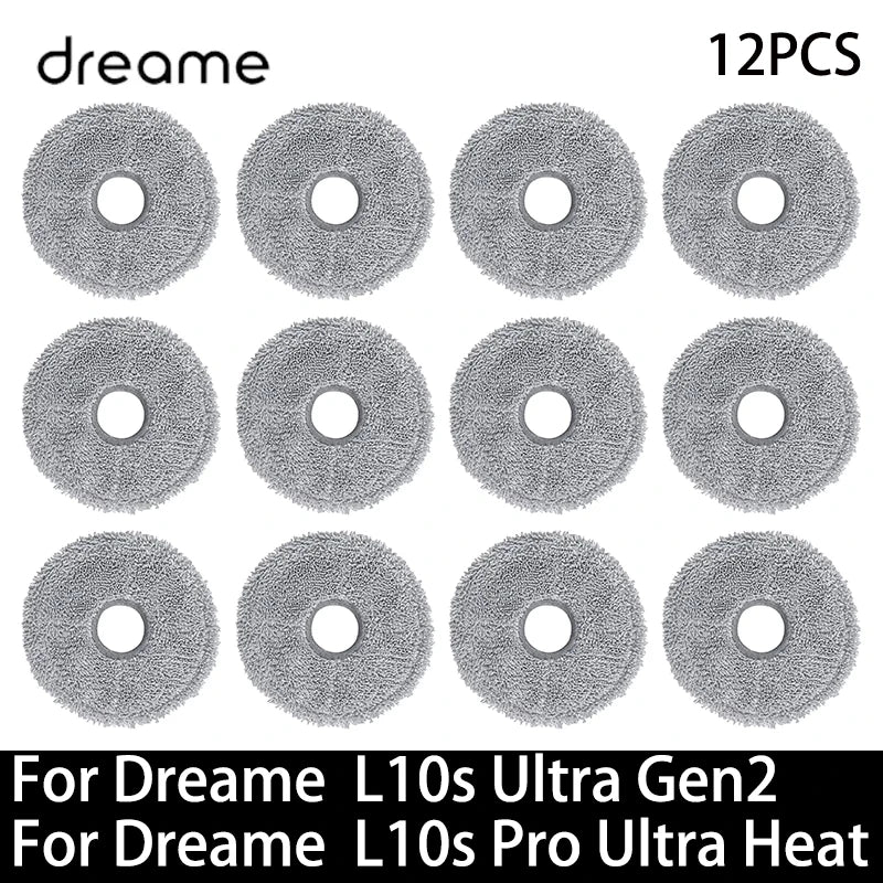 For Dreame L10s Ultra Gen2 / L10s Pro Ultra Heat Vacuum Cleaner Replacement Accessories Main Side Brush HEPA Filter Mop Dust Bag