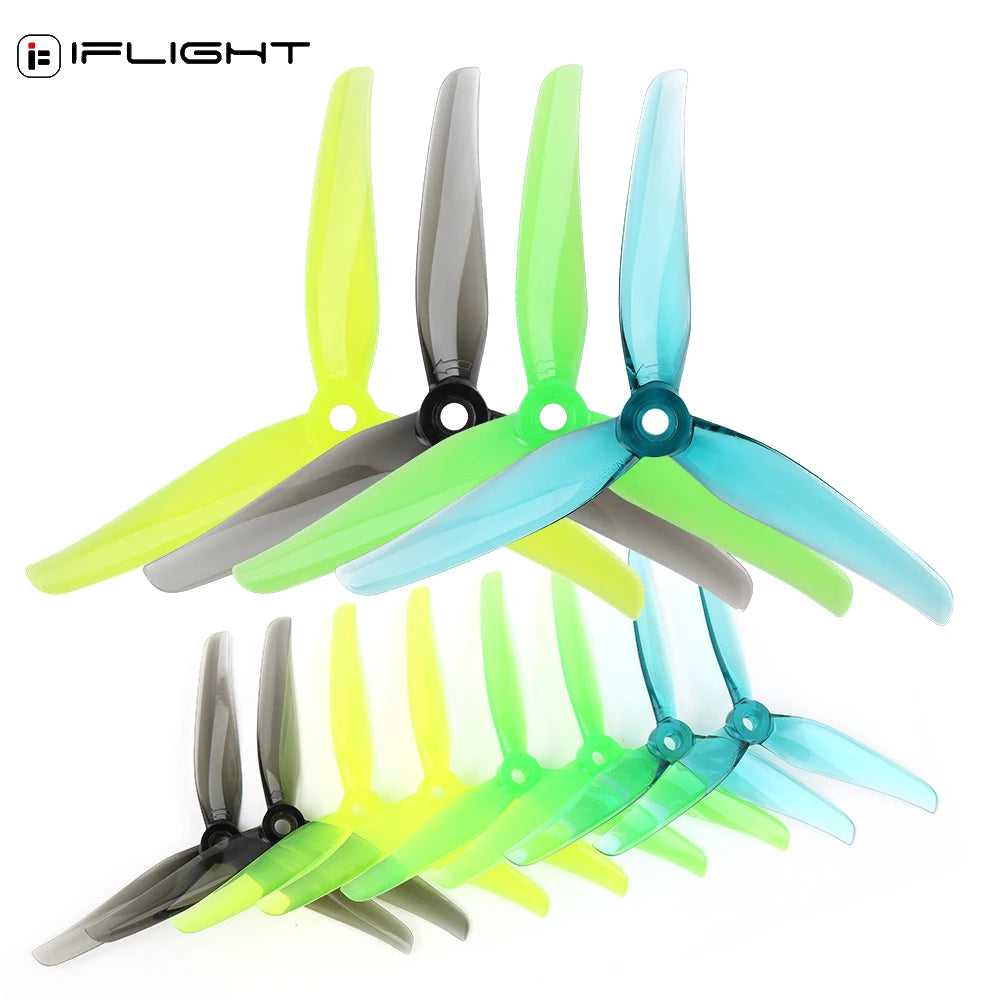 10pair/lot iFlight Nazgul F5 5inch Durable 3 Blade/tri-blade Polycarbonate Propeller 5mm Mounting For FPV Racing Drone