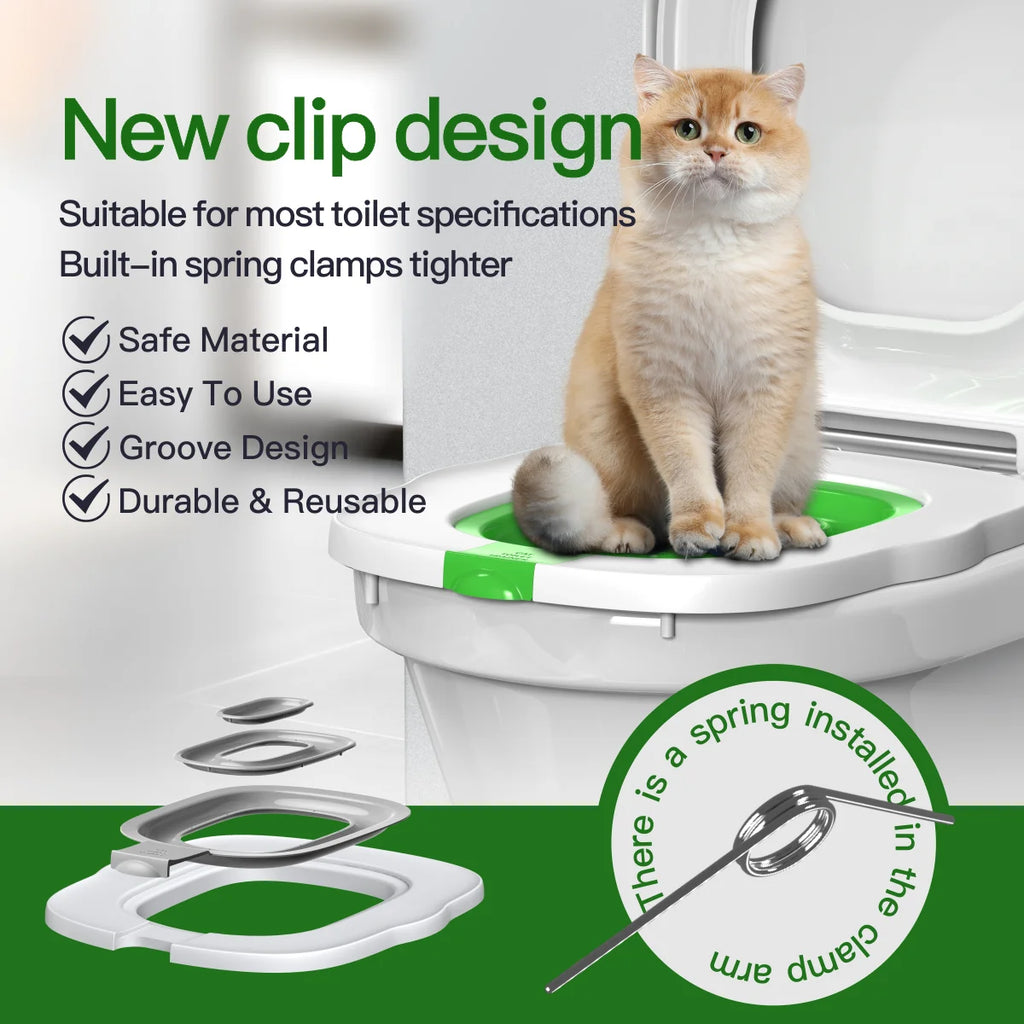 The Fourth Generation New Environmentally Friendly Cat Toilet Trainer, a Cat Environmentally Friendly Toilet