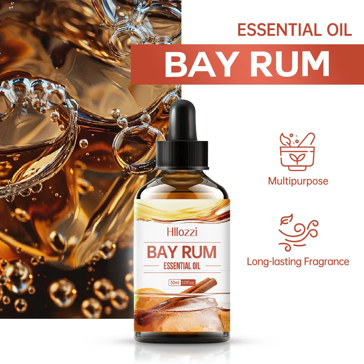 Bay Rum oil is naturally skin-friendly, moisturizing, and provides extra hydration.  also be used in aromatherapy diffusers