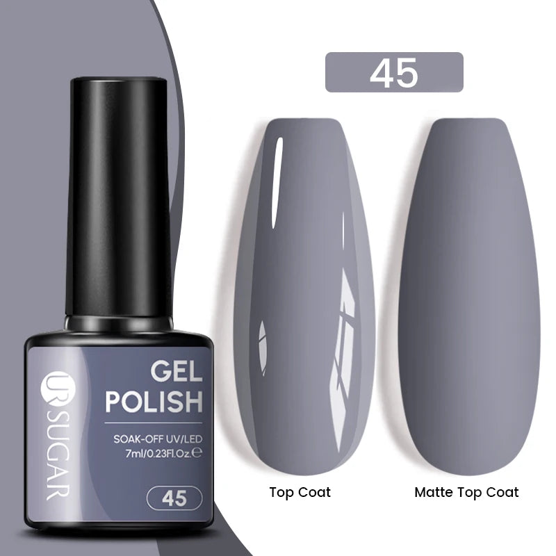 UR SUGAR 7.5ml Reflective Magnetic Gel Nail Polish Glitter Silver Pink Magnet Gel Soak Off UV LED Nail Manicure Varnish UV Gel