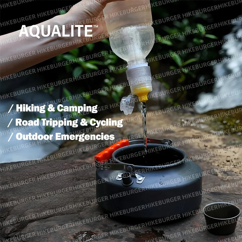 3F UL GEAR Mini Portable Water Filter Bottle Purification  Outdoor Camping, Hiking, Survival & Emergency Use Purifier