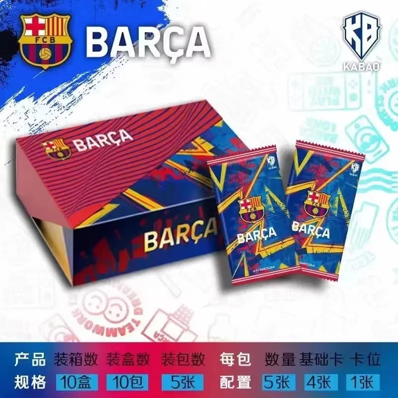 Barcelona Football Star Cards Gold Signature Collectors Edition Rare Out Of Print Fans Official Fans Gift Toy