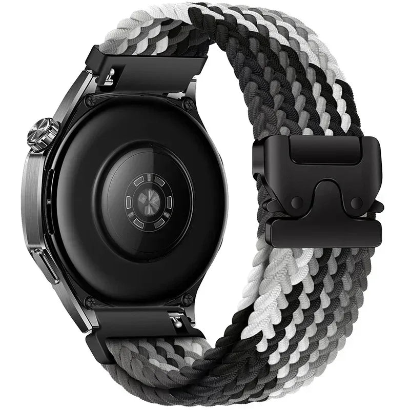 22/20mm Nylon Braided Parachute Buckle Strap for COROS APEX 4 42mm/PACE 4-Pro Bracelet Band for Suunto Vertical 2/Race 2-1-S/Run