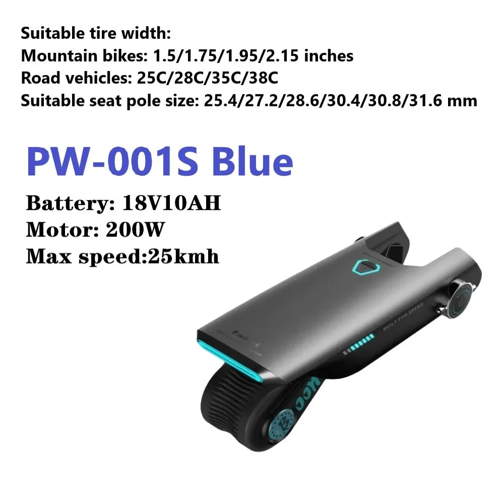 Wheel Bicycle Electric Booster 18V10AH Battery 200w Portable Bicycle Booster Durable Accessories Bicycle Mountain Bike Suite