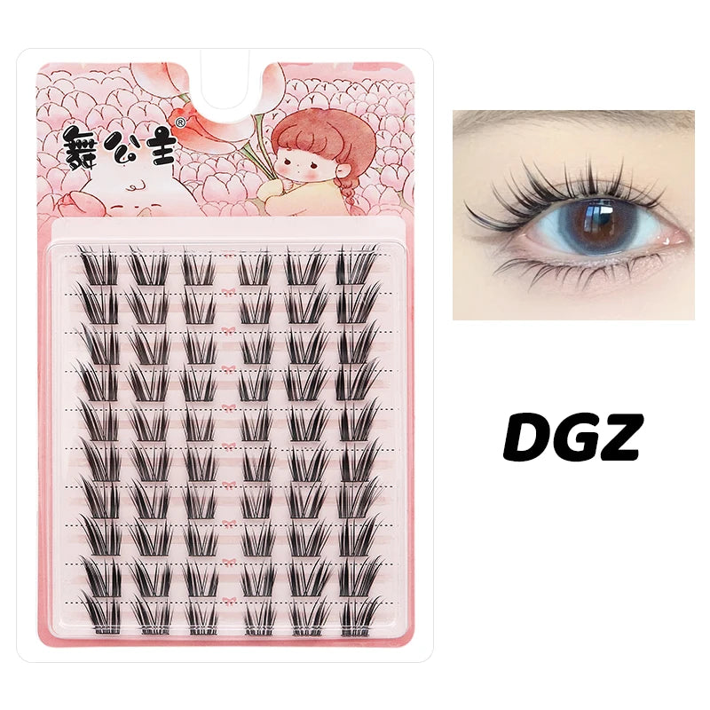 10 Rows Individual Lashes DIY at Home Lash Extension Cluster Wholesale Natural Makeup Eyelashes