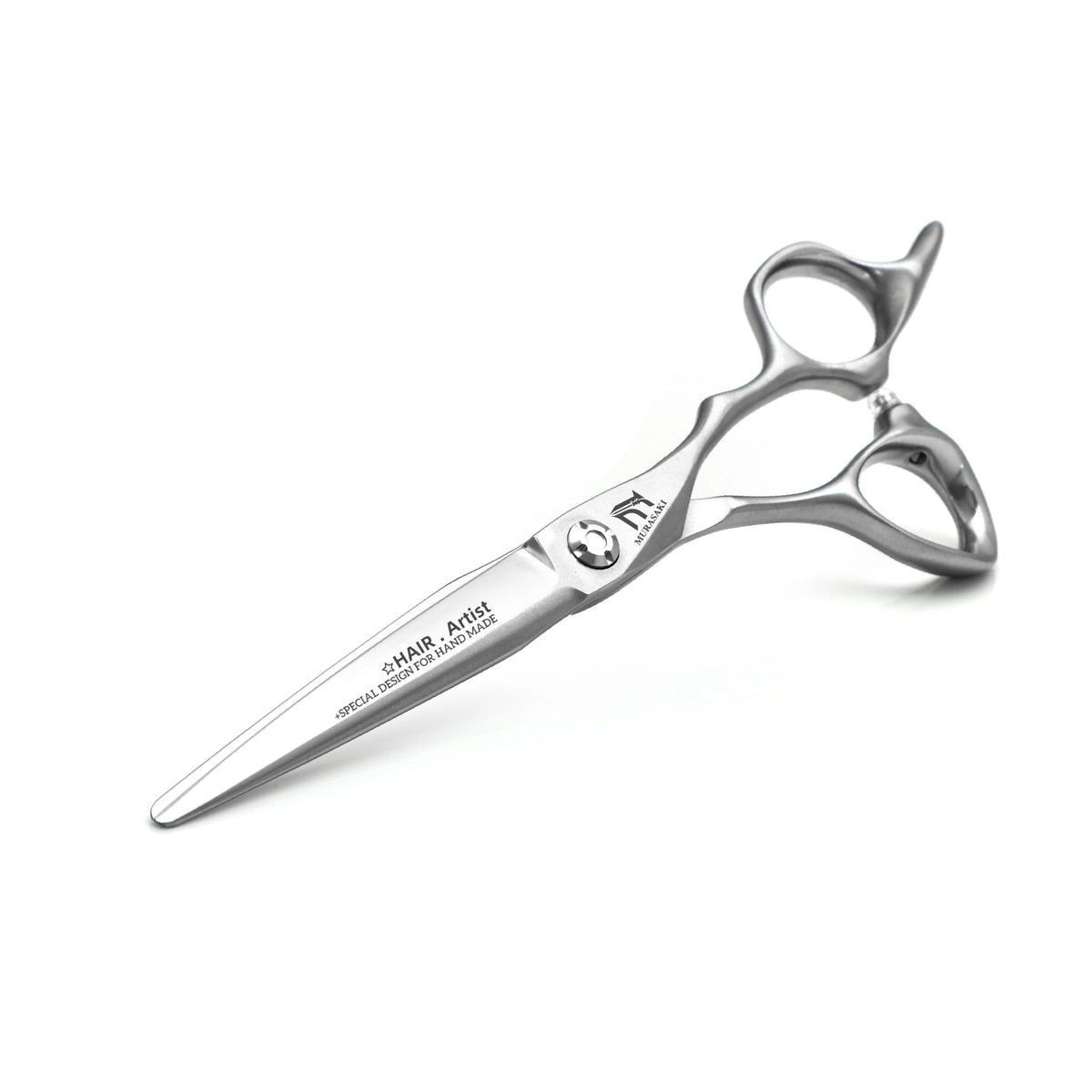 Professional VG10 Steel Barber Scissors, 5.75 Inch Willow Leaf Single-Sided Sharp Blade, Specialized for Regulating Hair Volume
