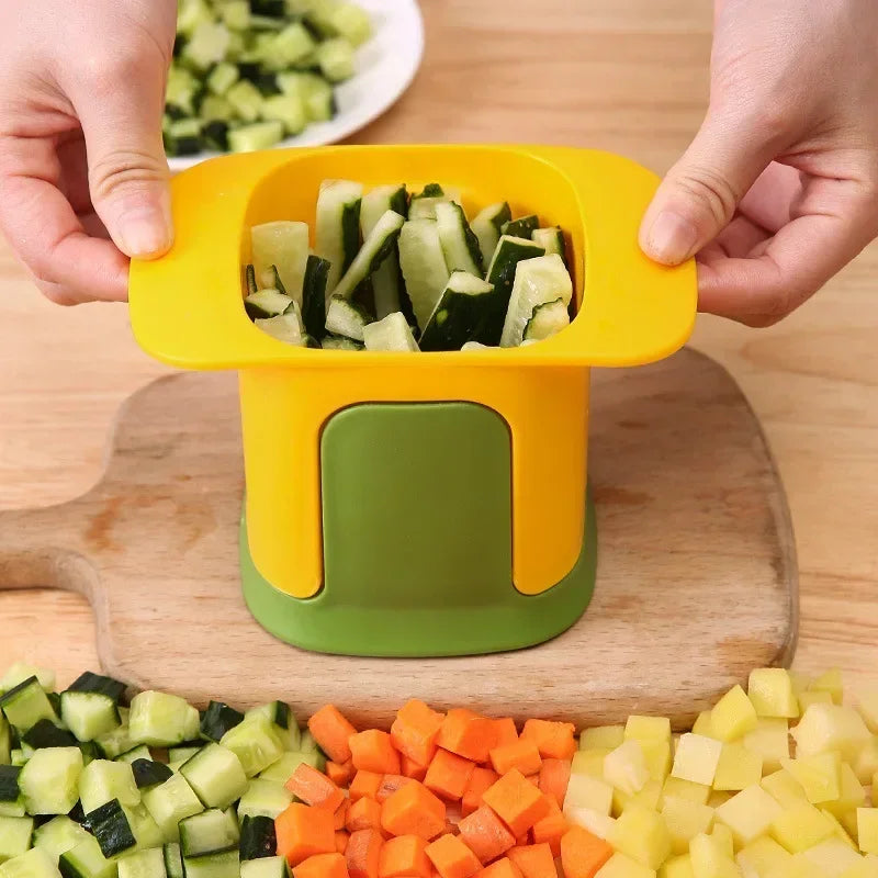 Multifunctional Vegetable Chopper Hand Pressure Onion Diced French Fries Cutter Kitchen Gadget Cucumber  Slicer Kitchen Tools