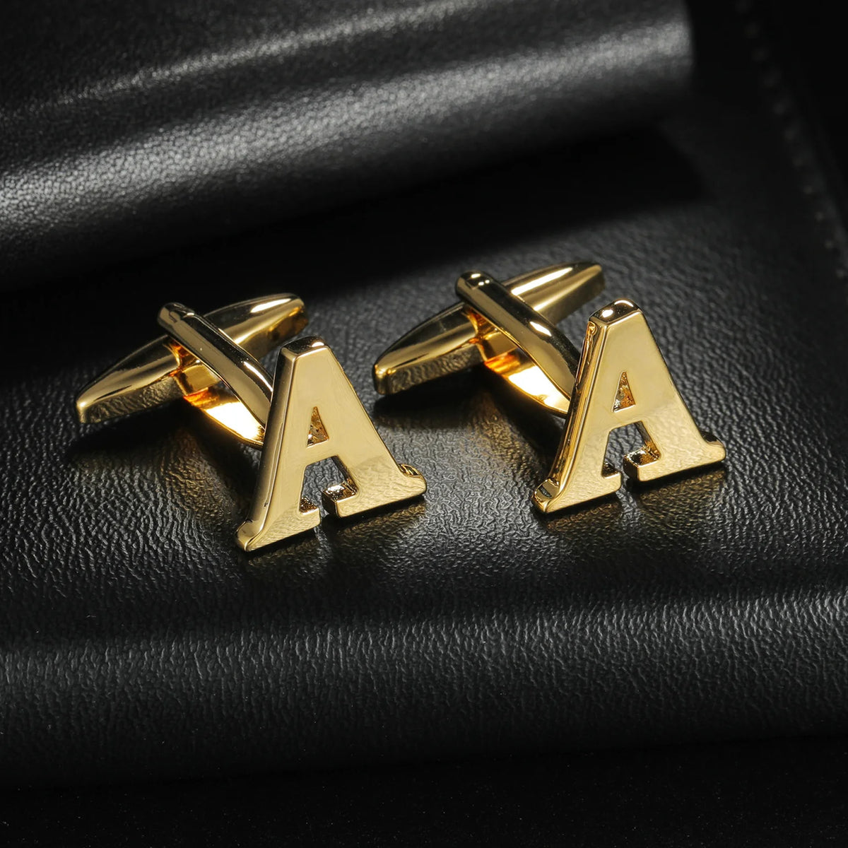 New High Quality Initial A-Z Cufflinks Alphabet Letter Copper Material Cuff Links For Business Mens Boys Tuxedo Shirts Gift
