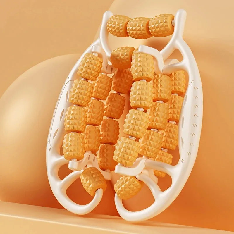 18/23/29 Rounds Leg Massage Roller Calf Arm Body Slimming Body Anti Cellulite Massager Women Magic Shapely Legs Relax Tool