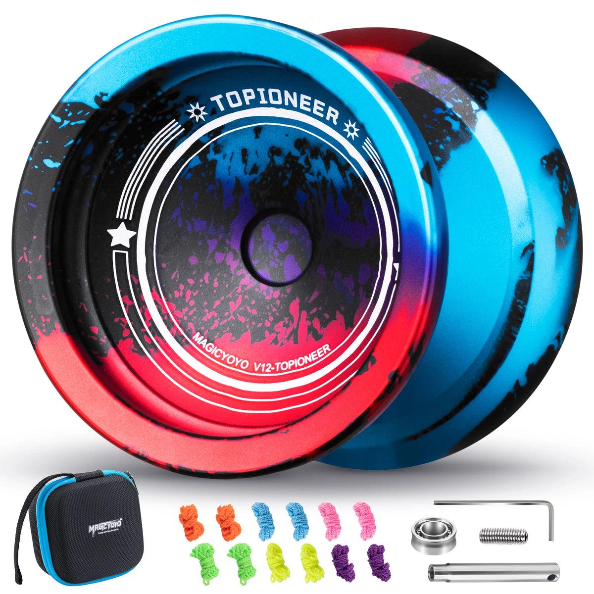 MAGICYOYO V12 Professional Yoyo for Advanced Player, Dual Function Yoyo for Kids Beginner
