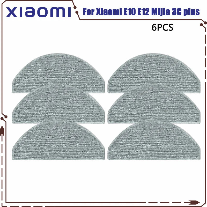 For Xiaomi Robot Vacuum E10 E12 E10C C103 Mijia 3C Plus / 3C Pro Spare Parts Accessories Main Side Brush Filter Mop