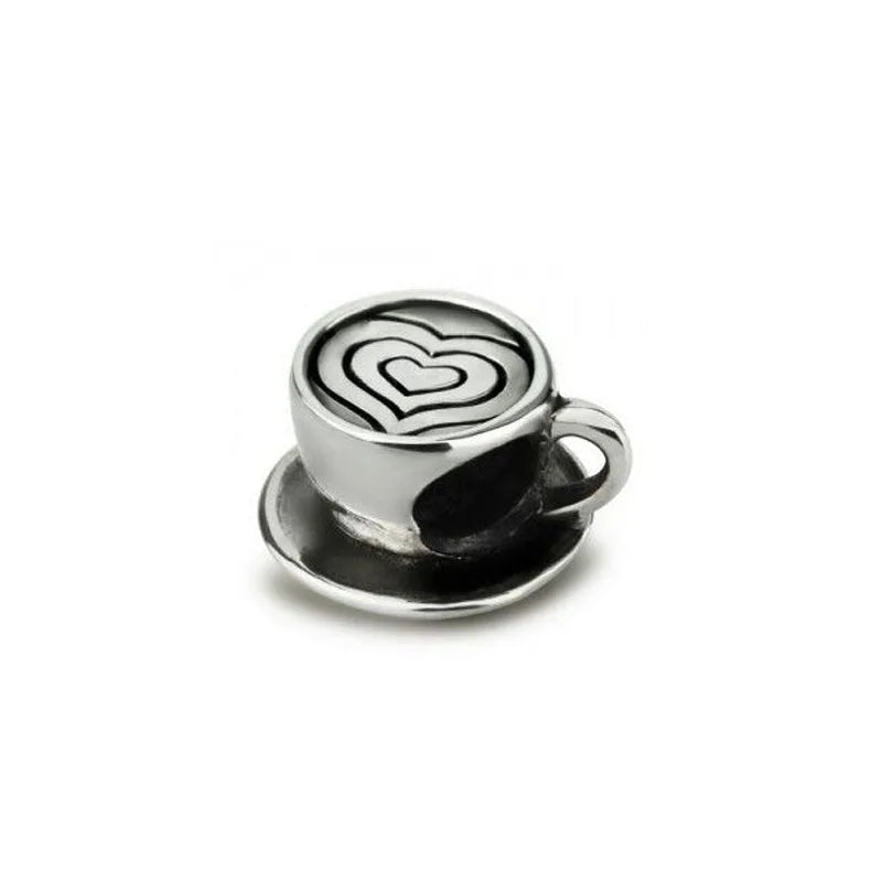 Hot Selling 925 Silver Cup,Coffee Cup,Beer,Bead Pendant Suitable European Original Bracelet DIY Accessories,Exquisite Jewelry ﻿