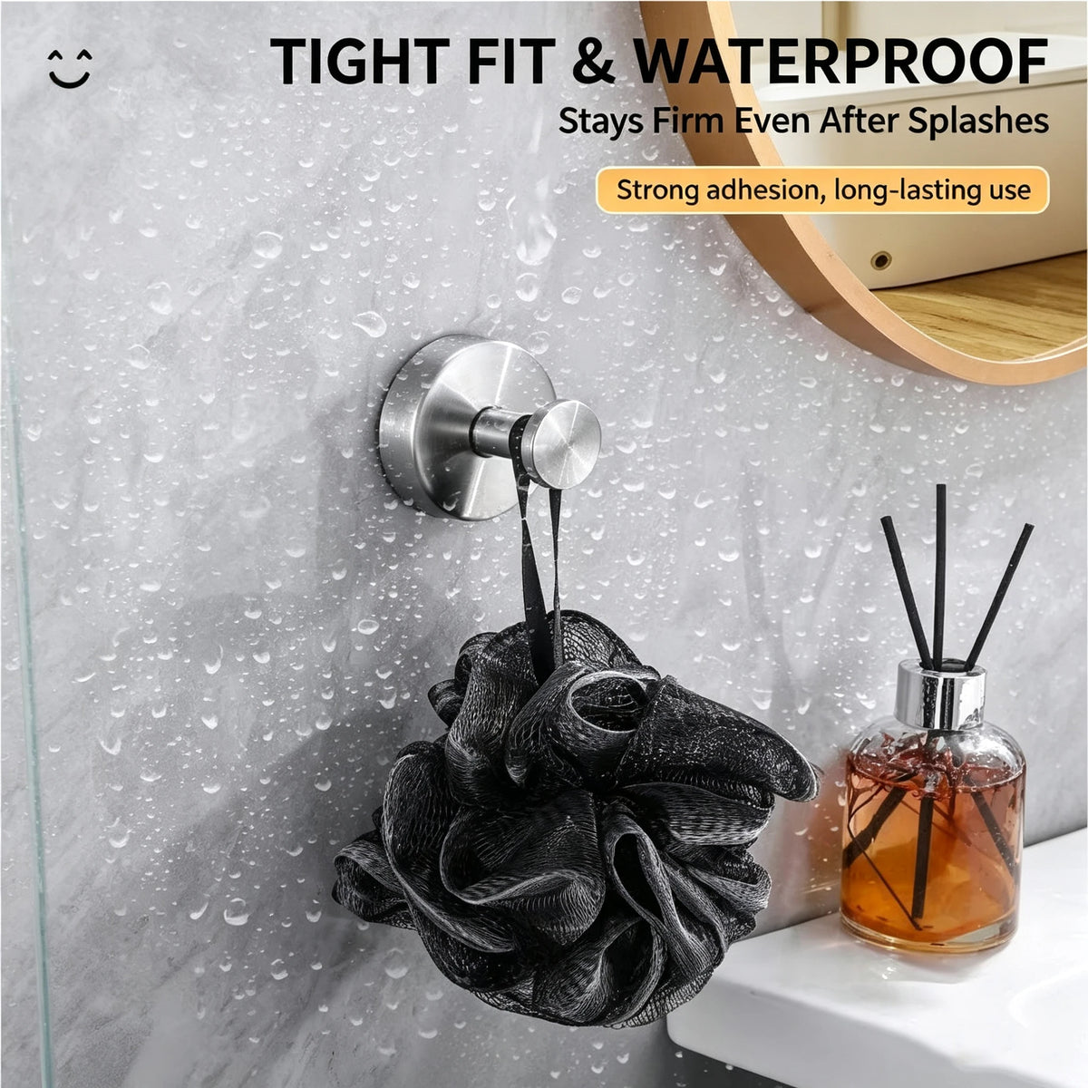 1/4pcs Vacuum Suction Cup Hooks Punch Free Bath Sucker Hook Wall Hook Hanger Glass Kitchen Bathroom Hooks for Towel Handbag