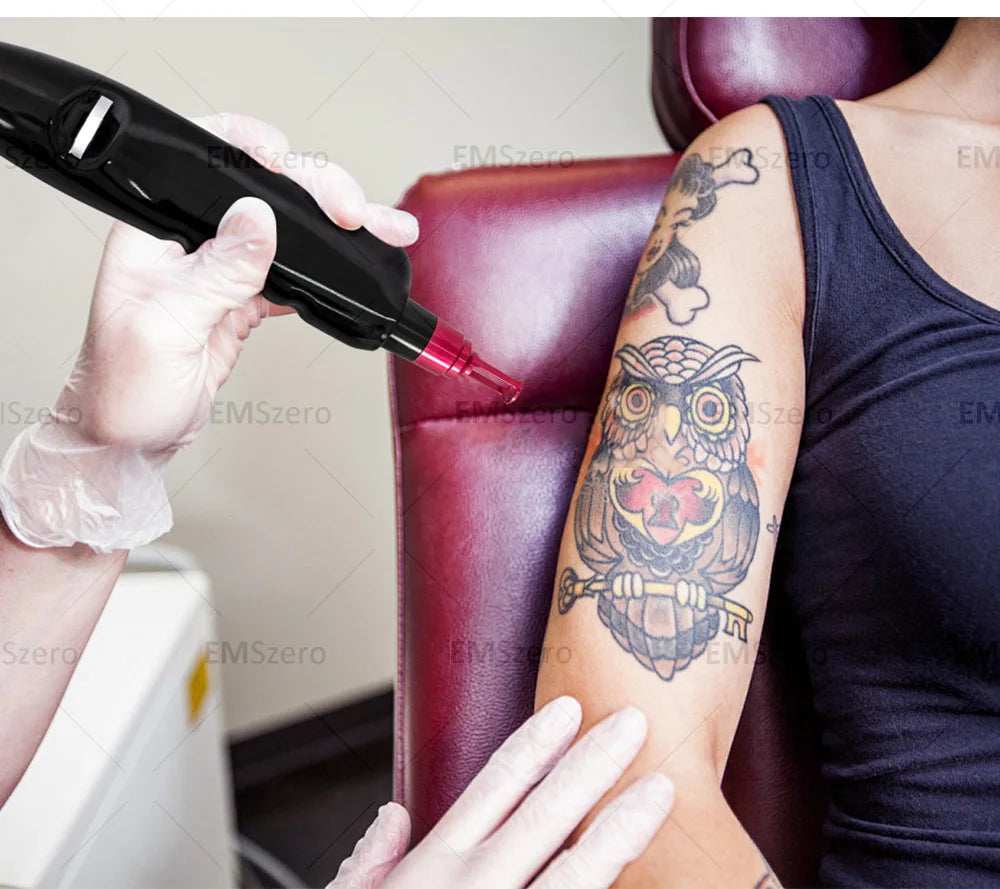 2-IN-1 Diode Laser Ice Cooling Multi-Function Machine Long Lasting Hair Smoothing & Pico Tattoo Pigment Lightening Salon Beauty