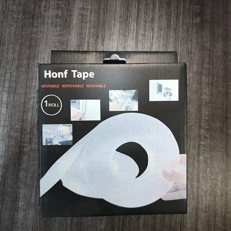 Thickened Nano Tape with Strong Adhesion, Washable, Residue-free Magic Tape, Acrylic Transparent Nano Double-sided Tape