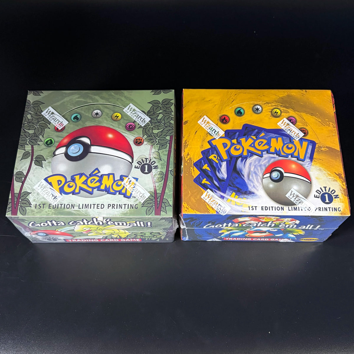 1999-2002 PTCG BOOSTER BOX Unopened Base Set(BS/Rocket(RO/Destiny(N4/Fossil(FO)/Jungle(JU Art Varia PKM Collection Proxy Card