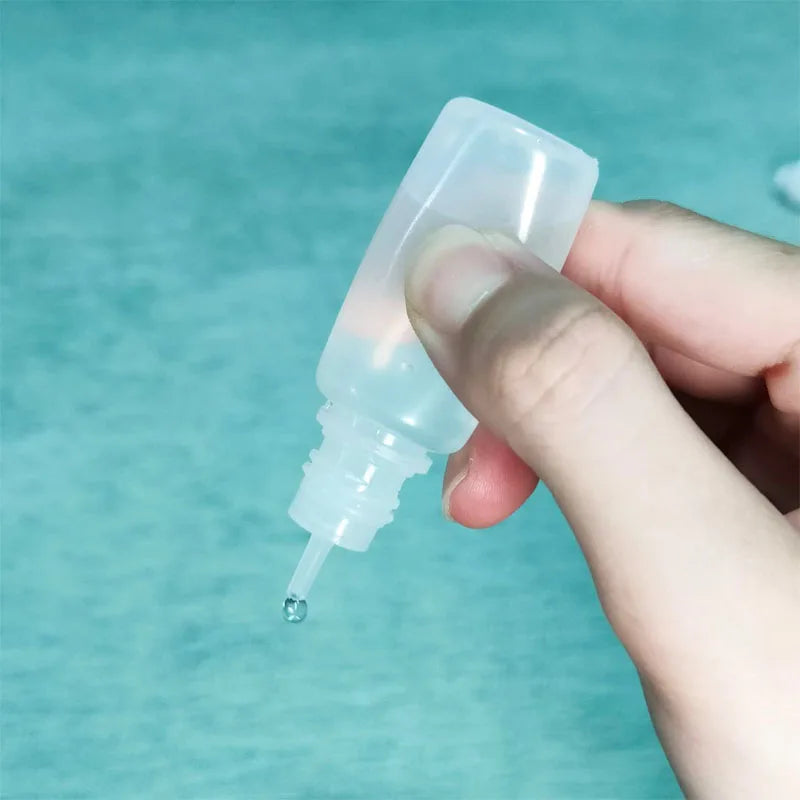 10pcs 3ml-120ml Plastic Dropper Bottles Empty Squeeze Liquid Eye Dripper Containers with Child Resistant Cap Travel Sample Vials