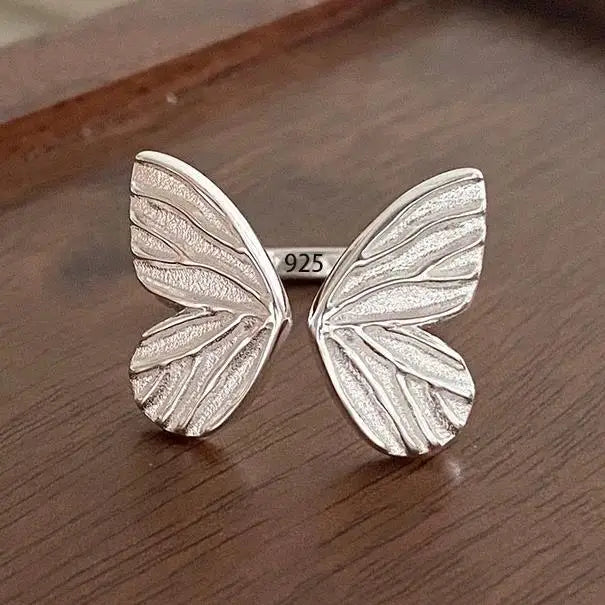 925 Sterling Silver Flower Geometry Ring For Women Girl Hollow Out Zircon Grace Wide Jewelry Gift Dropshipping