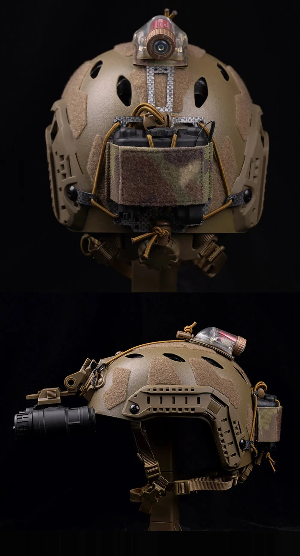 Fast Tactical Helmet PVS31 Battery Case Pouch FERRO-Style PVS-31 NVG Battery Retention System Airsoft Helmet Bag Accessories