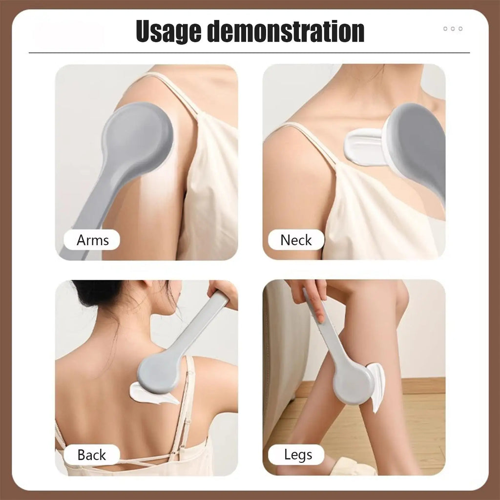 Lotion Applicator for Back Long Handle Lotion Applicator for Back Anti-Slip Grip Moisturizing Oils Apply Tool for Athletes Teens