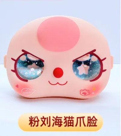 In Stock Baby Three 400% Bb3 Exquisite Quicksand Eye Replacement Part Cute Doll Accessoires Face Shell