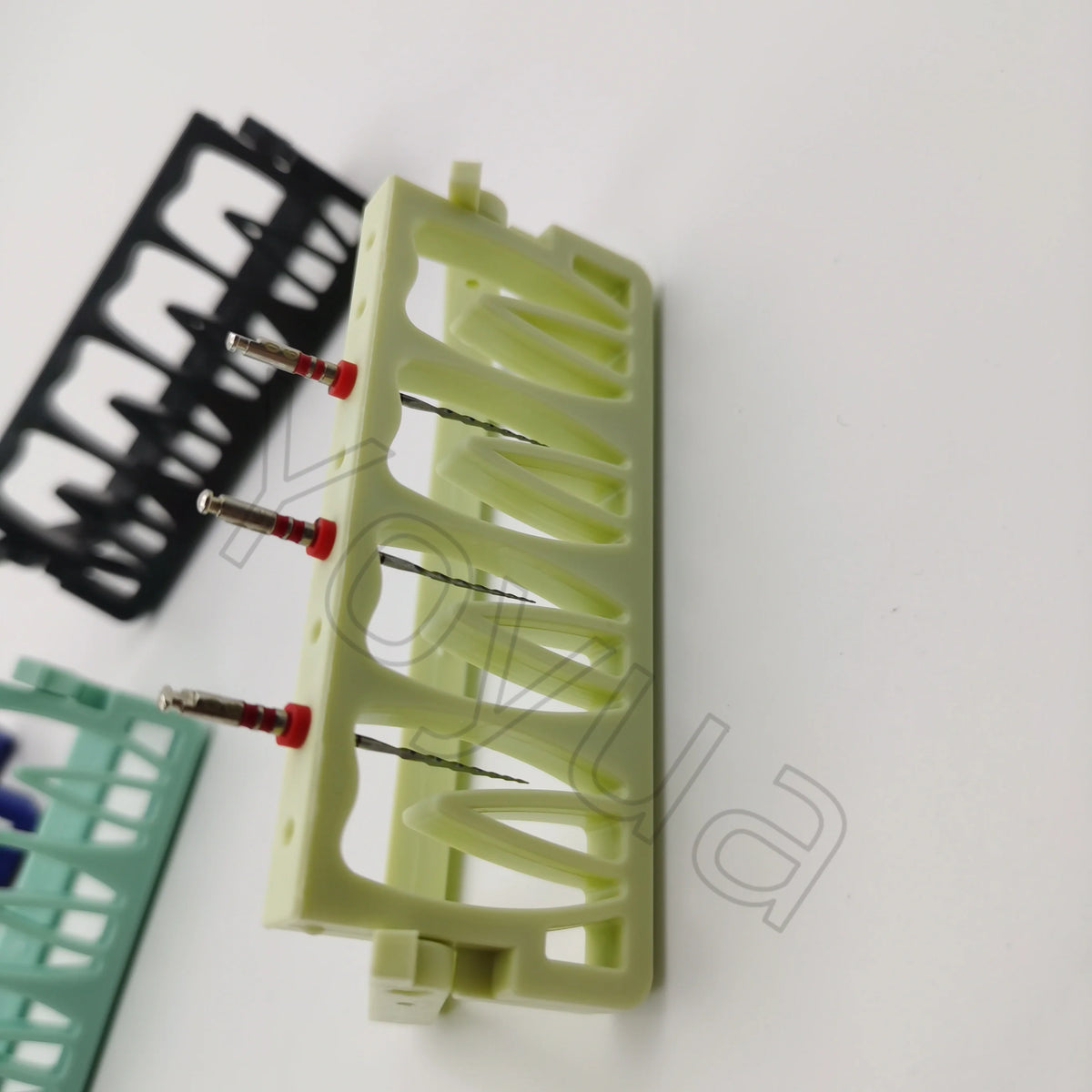 10pcs 8 Holes Dental Endodontic Files Holder Drill Stand Root Canal File Block Endo Stand Endo Tray Organizer Endo Sterilization