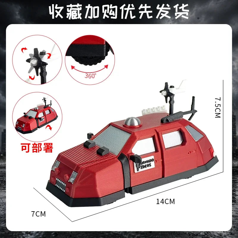 3D Printed Tiv2 Deployable Tornado Intercept Vehicle 2 Static Scale Display Model Collectible Desk Decor Gift For Science Fans