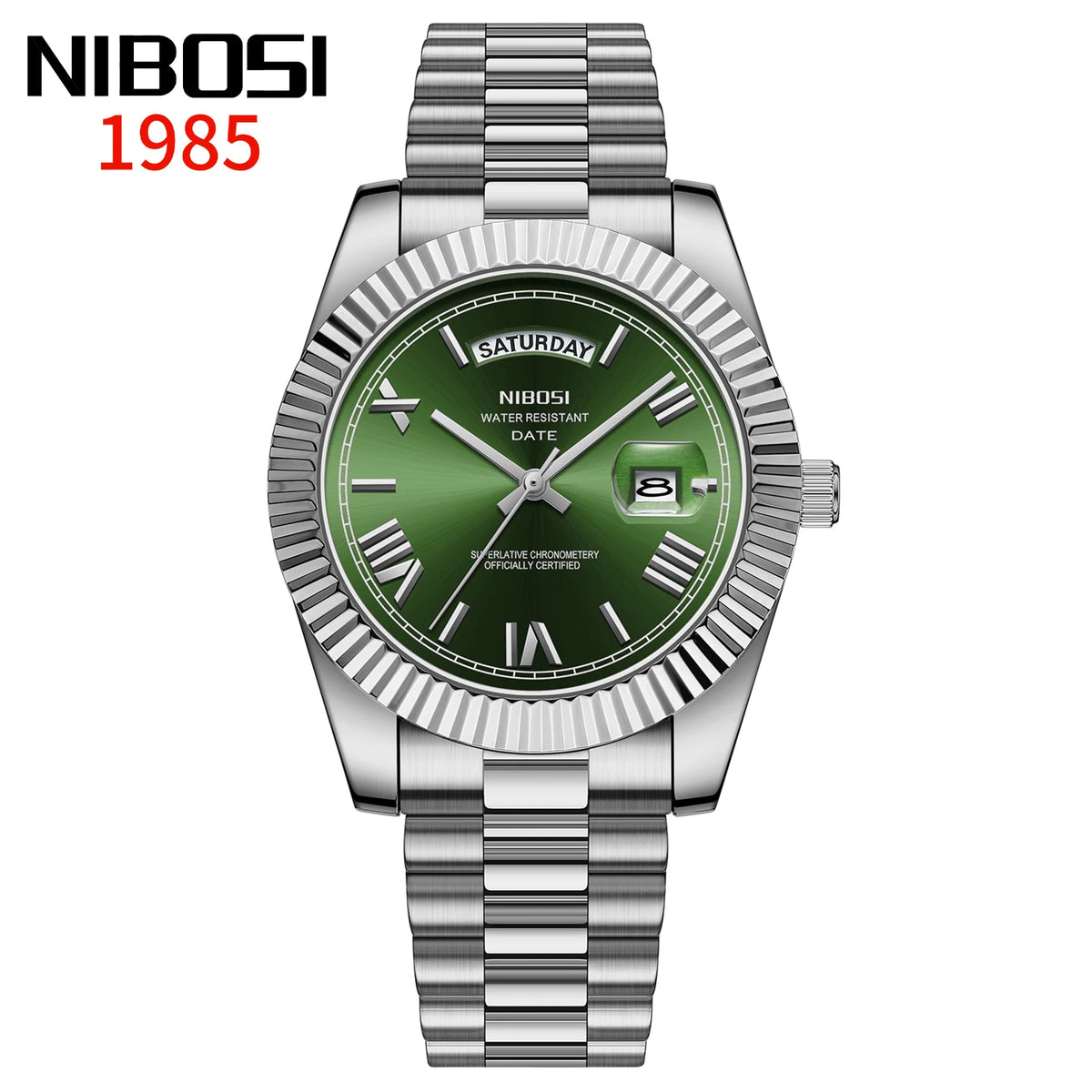 NIBOSI Fashion Quartz Men Watch Top Brand Luxury Wristwatch Day Date Miyota Watch Men Waterproof Steel Male Clock Reloj Hombre