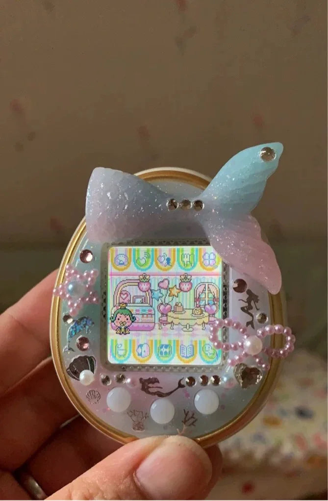 Tamagotchi Uni Electronic Pet Color Panel 4u/4u Paper Soft Film Love Drill Wings Paste The Machine Faceplate Gift