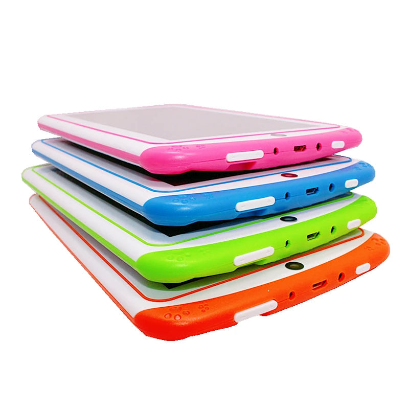 7 INCH Android 10 RAM 1GB +16GB ROM Gift Kid Tablet E98 WIFI Dual Camera Quad-Core Free Silicone Case 3D Glassess