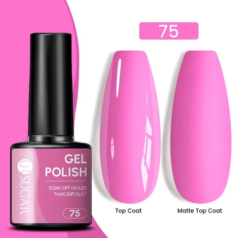 UR SUGAR 7.5ml Reflective Magnetic Gel Nail Polish Glitter Silver Pink Magnet Gel Soak Off UV LED Nail Manicure Varnish UV Gel