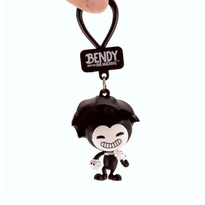 Bendy Blind Bag Bendy And The Ink Machine Horror Game Character Keychain Personalized Pendant School Bag Charm
