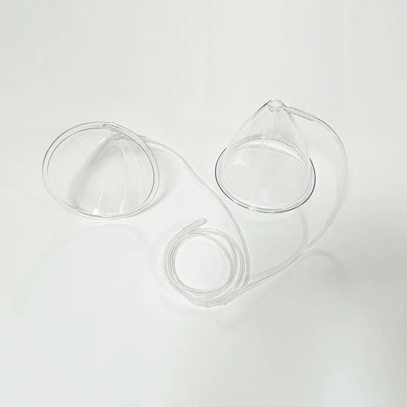 1 Pair 120/150/180/210ml Hip Lifting Vacuum Cupping Breast Enlargement Buttock Enhancer Massage Machine Replacement Cup Y Hose