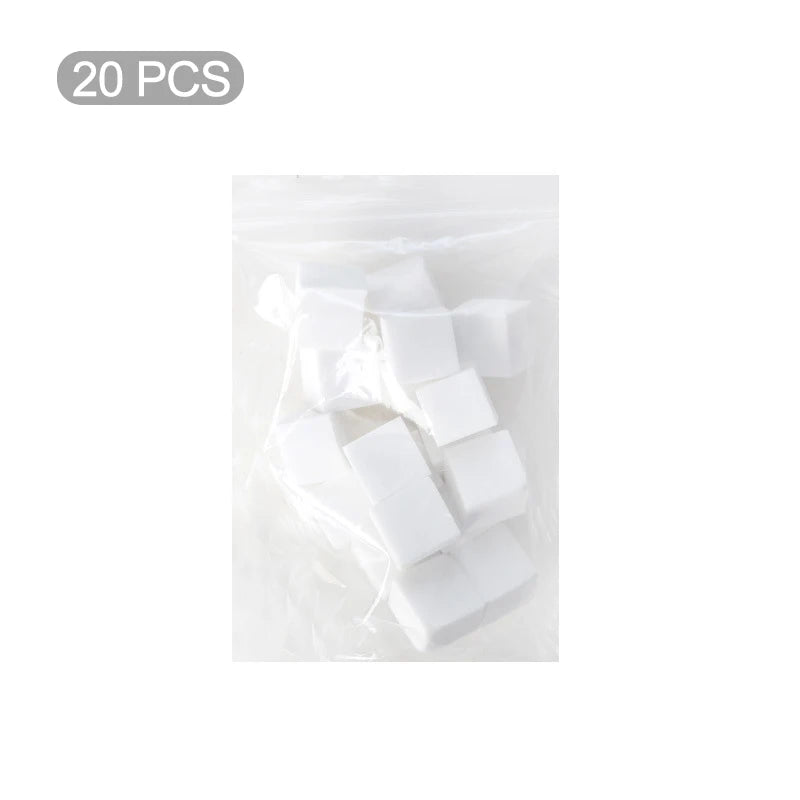 20/50/100PCS Nail Sponge & Grabber Clamp Set for Gradient Nail Art Gel Polish Design DIY Manicure Tools Professional Salon Use