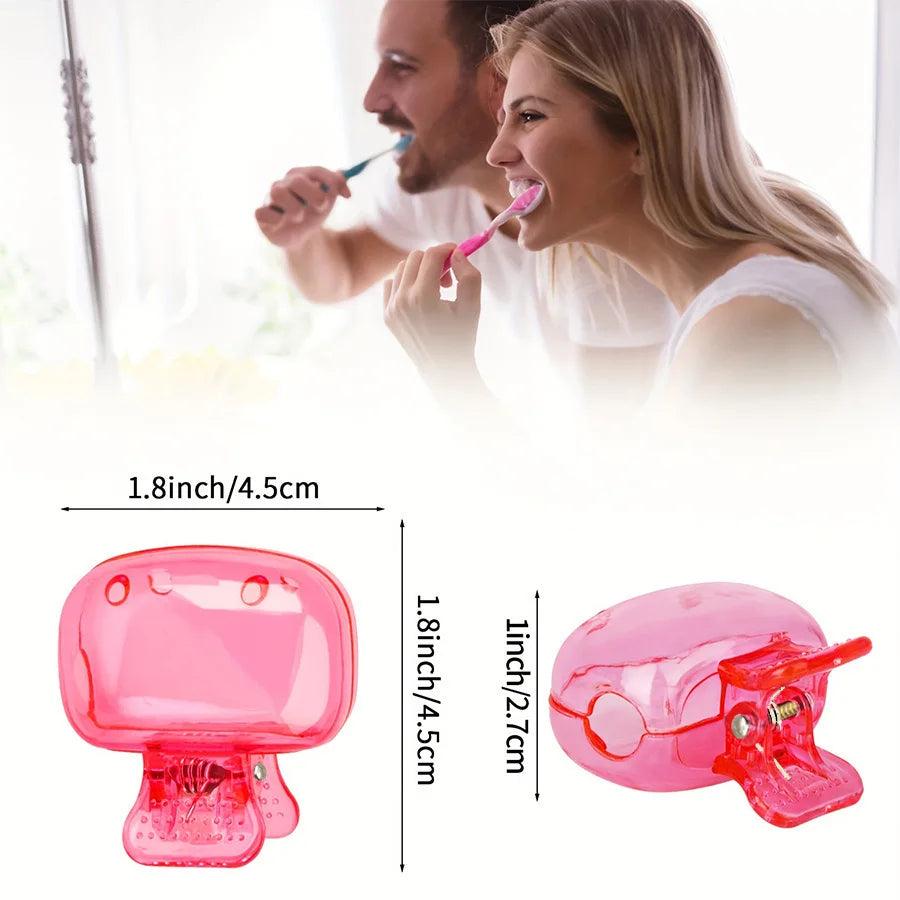 (Affordable and worth buying) 10 piece set - Toothbrush protective cap - Toothbrush head storage box - Essential for travel