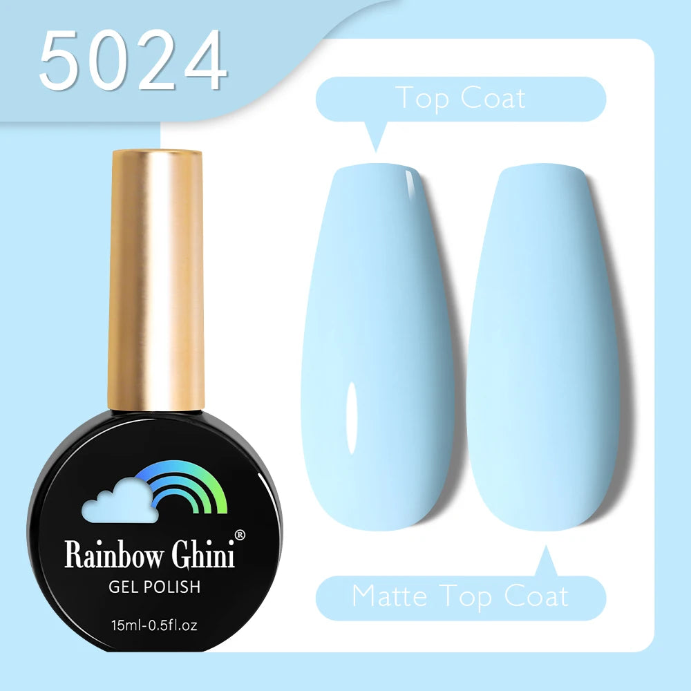 RG 15ML HEMA&TPO FREE Summer Series Fluorescent Gel Polish in Sporty Style Y2K Nail Polish Suitable for Parties Nail Art UV Gel
