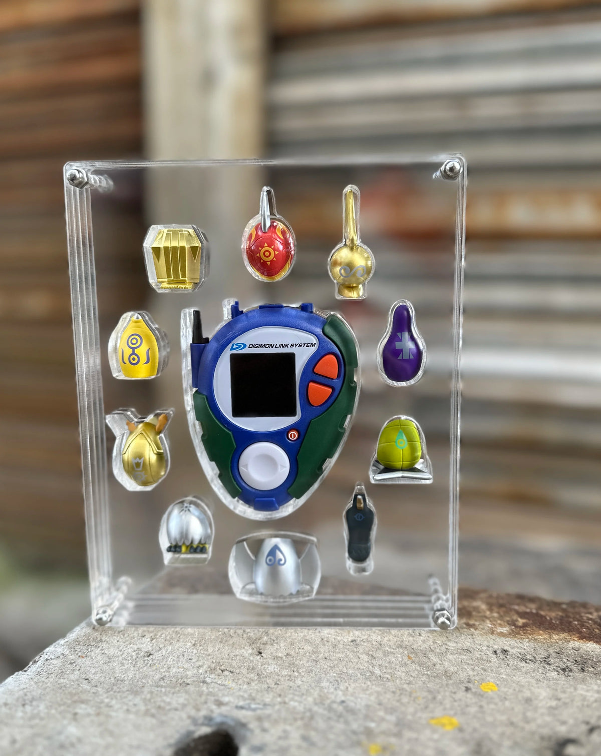 Official Style Digimon Digivice Stand - Transparent Acrylic Showcase & Organizer   Only The Shell！！！