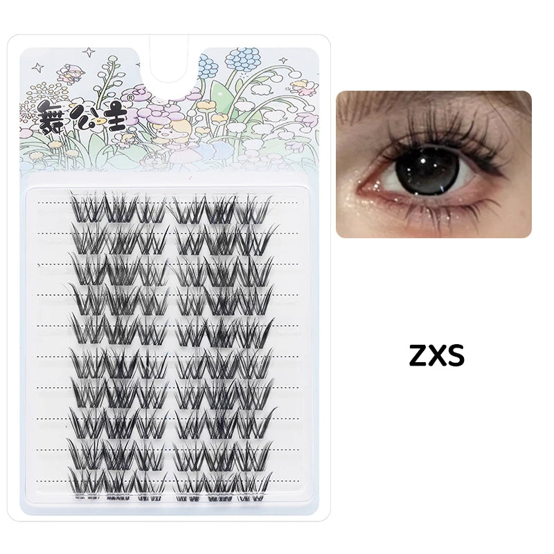 10 Rows Individual Lashes DIY at Home Lash Extension Cluster Wholesale Natural Makeup Eyelashes