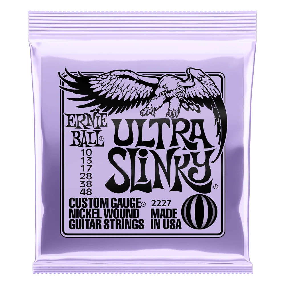 5pc/10pc Ernie Ball Slinky Nickel Wound Electric Guitar Strings – 7-Strings & 8-StringS Available