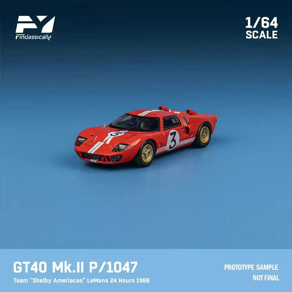 Findclassically FY 1:64 GT40 MK II Alloy Model Collectible Toy Decoration Gift