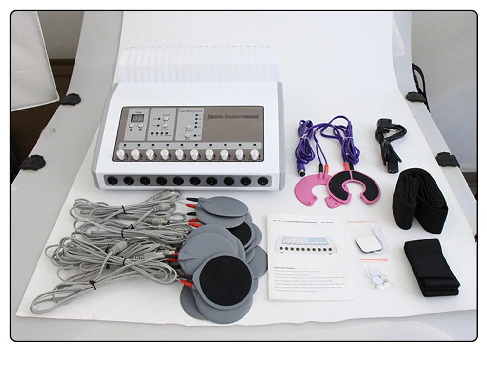 EMS Electric Muscle Stimulator Machine Russian Waves Microcurrent Body Massager Weight Loss Electro Myostimulation Slimming Tool