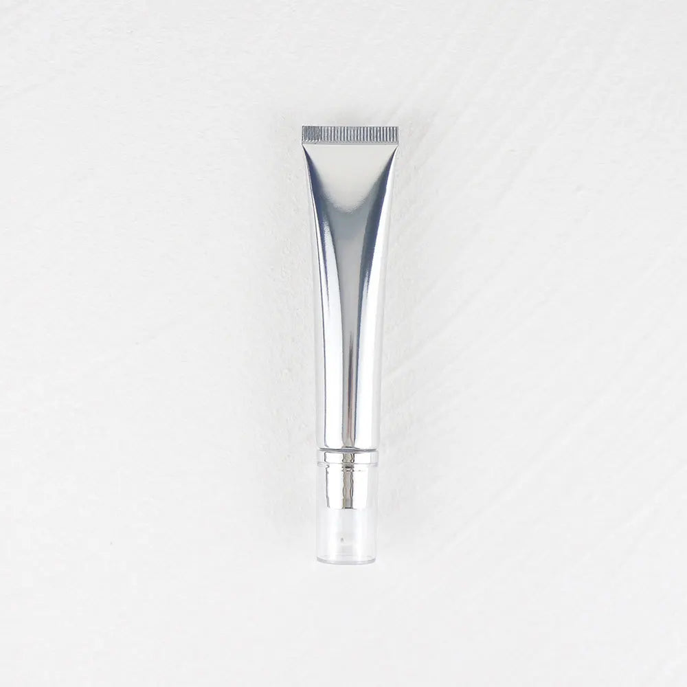 20ml Lip Gloss Tube Custom Logo Empty Squeeze Plastic Liquid Lipstick Metal Tip Lip Oil Balm Container Metal Applicator 30pcs