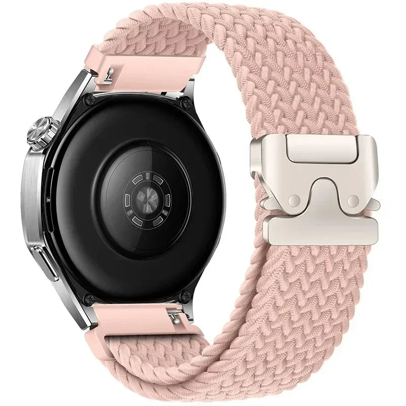 22/20mm Nylon Braided Parachute Buckle Strap for COROS APEX 4 42mm/PACE 4-Pro Bracelet Band for Suunto Vertical 2/Race 2-1-S/Run