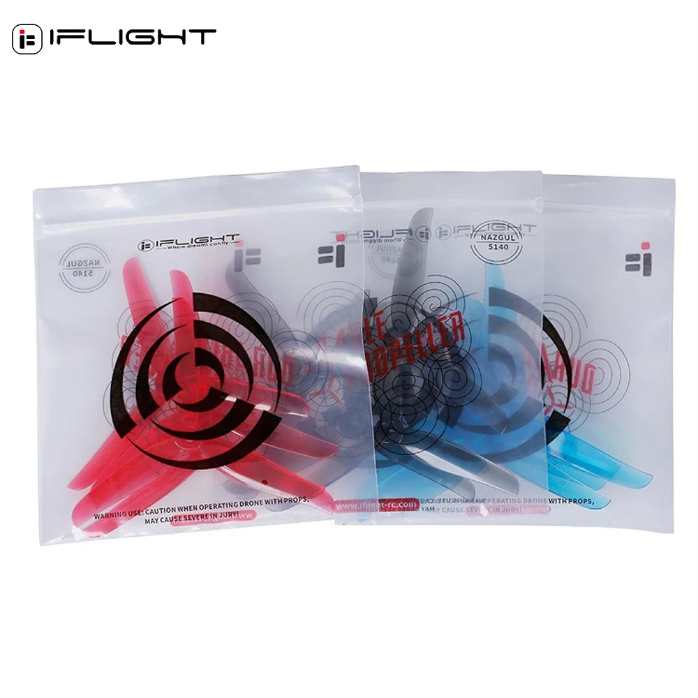 10pair/lot iFlight Nazgul F5 5inch Durable 3 Blade/tri-blade Polycarbonate Propeller 5mm Mounting For FPV Racing Drone