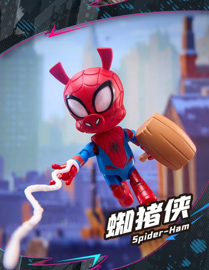 In Stock BLOKEES Marvel Comics Star Edition GV01 GV06 Spider-Man Scarlet Spider Shocker Splicing Toy Model Collection Gift
