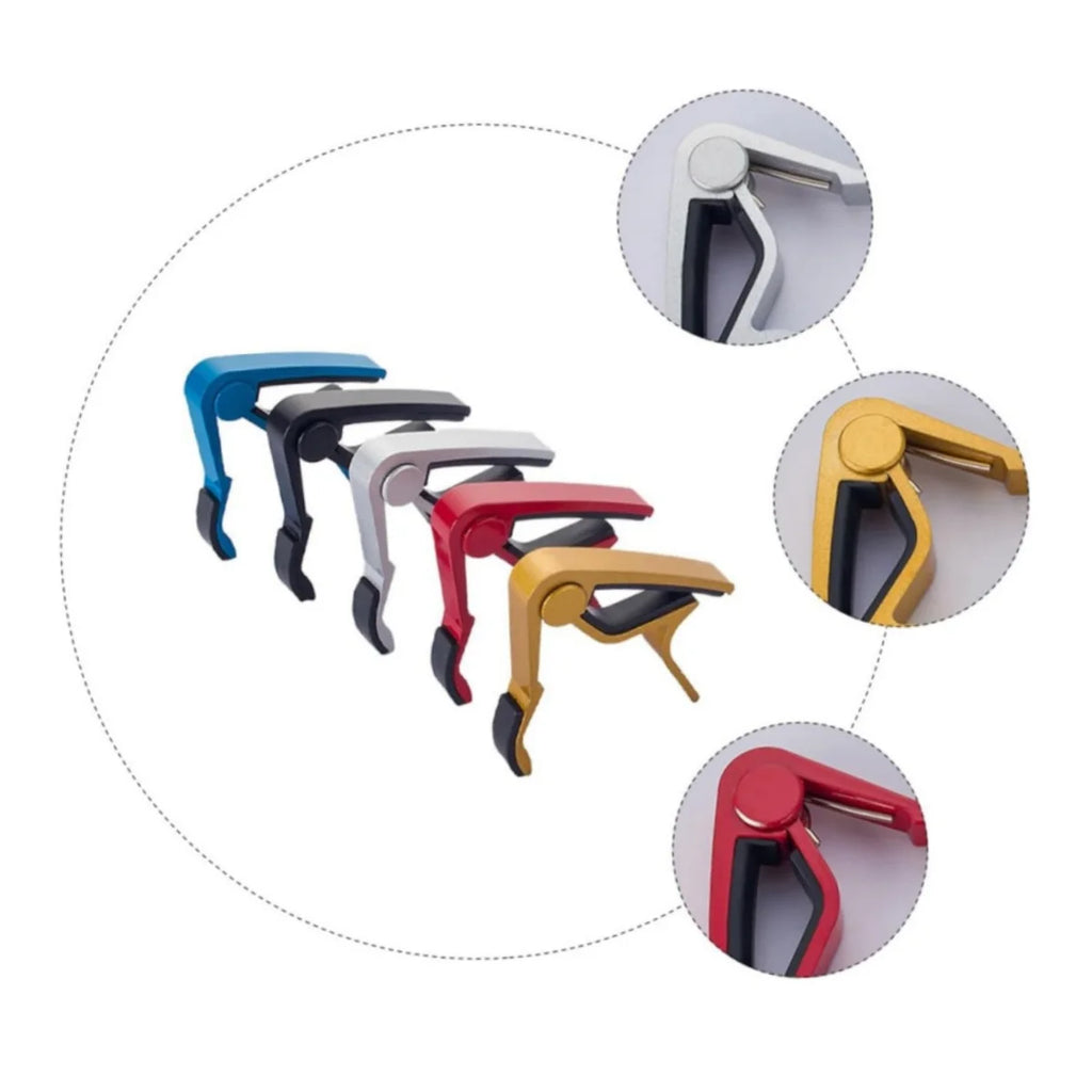 Miwayer Guitar Capo with Tone Enhancement System - Lightweight Alloy, Quick Adjustment for All Stringed Instruments