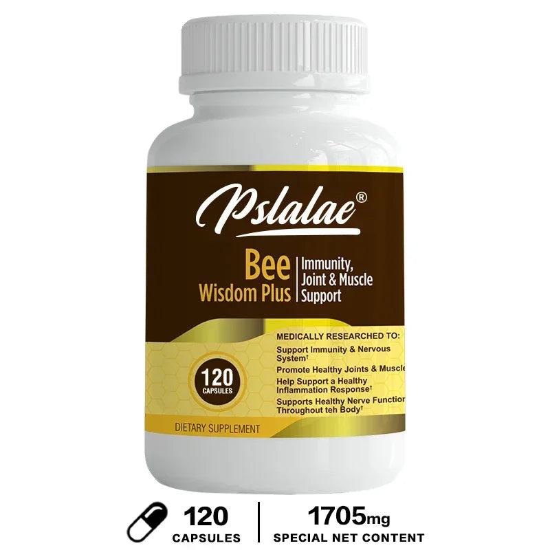 Premium Bee Venom Extract, Anti-Inflammatory Extract, Joint at Bone Supplement 120 Capsules