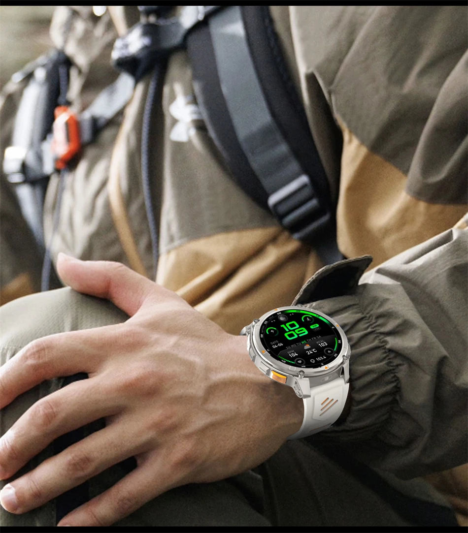 2026 GPS Sports Smart Watch 1.7-Inch AMOLED Screen Outdoor Sports Compass Heart Rate IP68 Waterproof Bluetooth Call Smartwatches